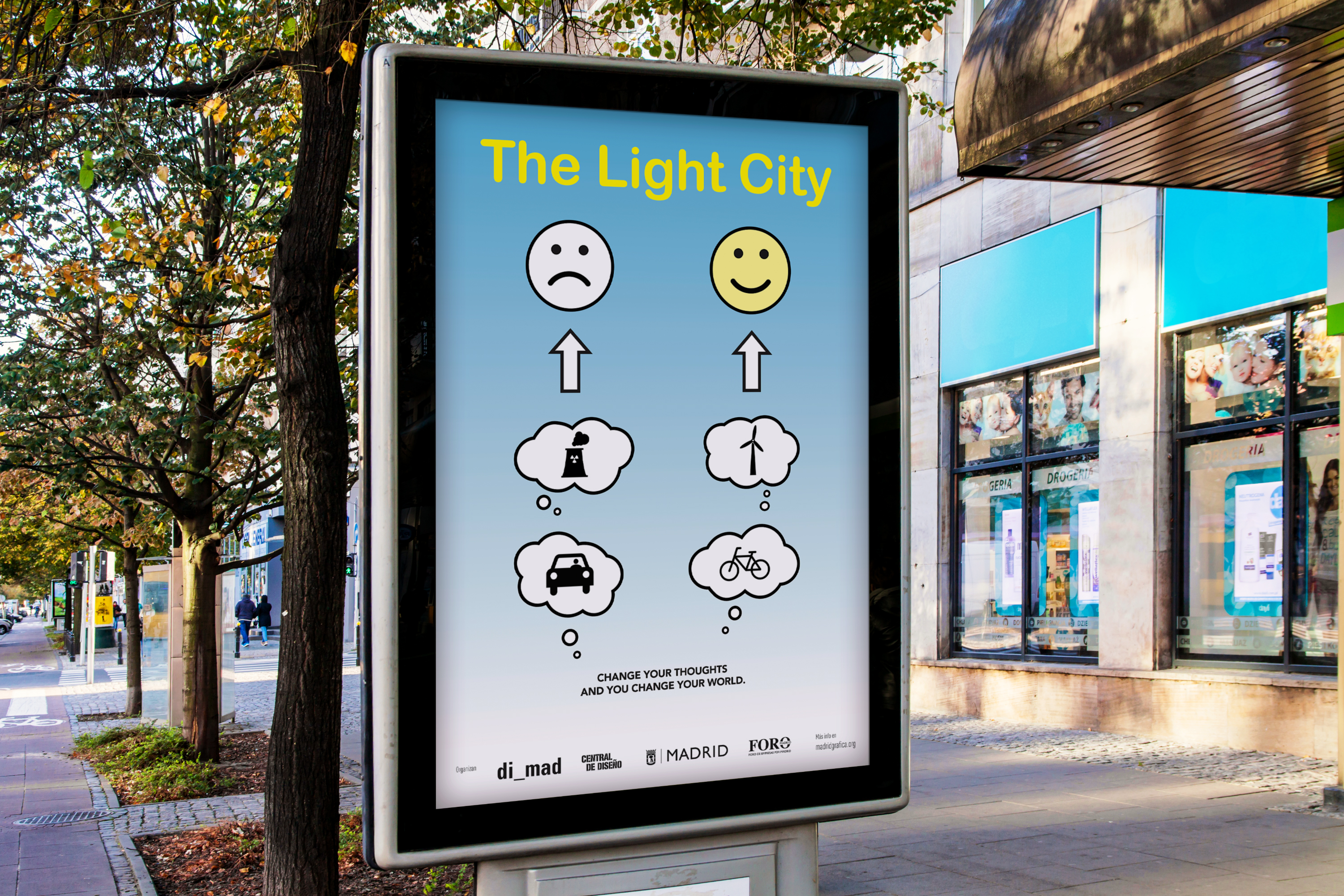 Madrid Light City billboard 